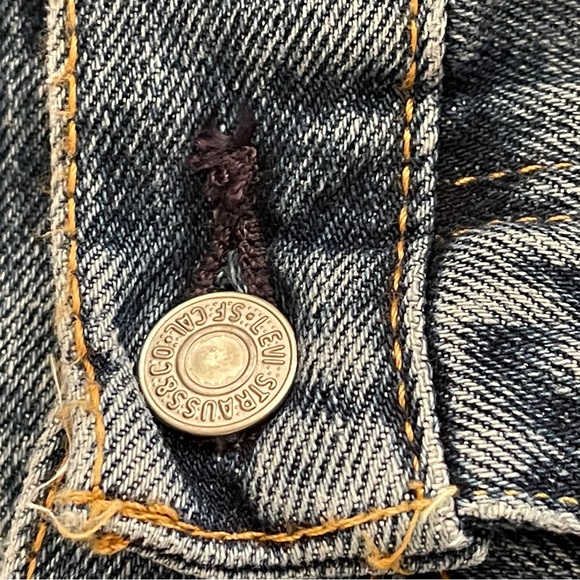 Levi’s 550 Relaxed Blue Jeans 48 x29” - Picture 5 of 8